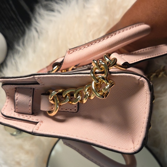 Michael Michael Kors Pink Saffiano Leather Mini Hamilton - Picture 4 of 10